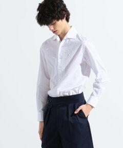 TOMORROWLAND / トゥモローランド シャツ・ブラウス | コットンシアサッカー ワンピースワイドカラーシャツ