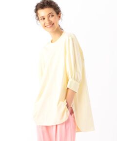 TOMORROWLAND / トゥモローランド シャツ・ブラウス | コットンナイロンジャージー ギャザースリーブブラウス