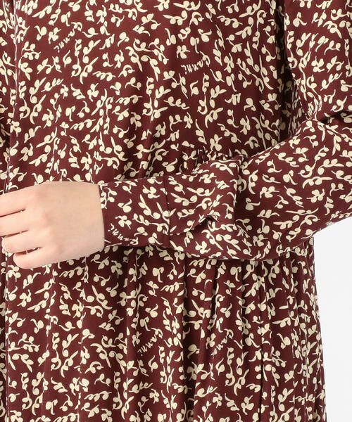 はこぽす対応商品 Ganni ワンピース ミディ丈ラップワンピース メッシュ 長袖 レオパード Ganni ワンピース Www Solidarite Numerique Fr