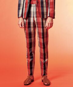 TOMORROWLAND / トゥモローランド スラックス・ドレスパンツ | ウールリネントロピカル 2プリーツスラックス FOX BROTHERS