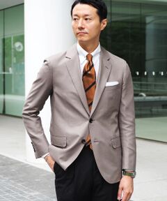 Super130'sウールシルク 2ボタンテーラードジャケット ZEGNA TRAVELLER NANOSPHERE