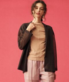 TOMORROWLAND / トゥモローランド その他アウター | シアーオーガンザ ピークドラペルジャケット