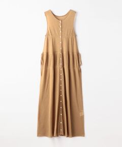 TOMORROWLAND / トゥモローランド ロング・マキシ丈ワンピース | コットンリネンナイロンアイレット ノースリーブワンピース