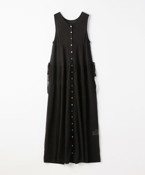 TOMORROWLAND / トゥモローランド ロング・マキシ丈ワンピース | コットンリネンナイロンアイレット ノースリーブワンピース | 詳細12