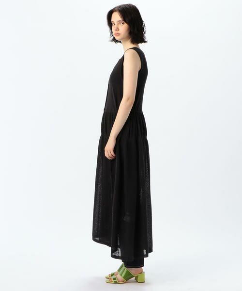 TOMORROWLAND / トゥモローランド ロング・マキシ丈ワンピース | コットンリネンナイロンアイレット ノースリーブワンピース | 詳細5