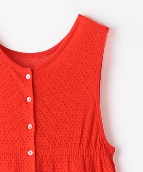 TOMORROWLAND / トゥモローランド ロング・マキシ丈ワンピース | コットンリネンナイロンアイレット ノースリーブワンピース | 詳細7