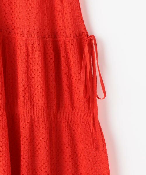 TOMORROWLAND / トゥモローランド ロング・マキシ丈ワンピース | コットンリネンナイロンアイレット ノースリーブワンピース | 詳細8