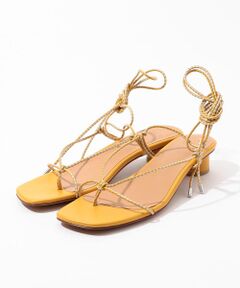 TOMORROWLAND / トゥモローランド サンダル | LOQ DORA レザーレースアップサンダル