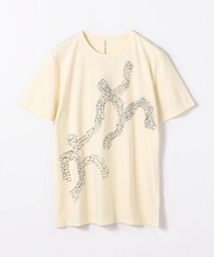 m's braque コットンレーヨン プリントTシャツ