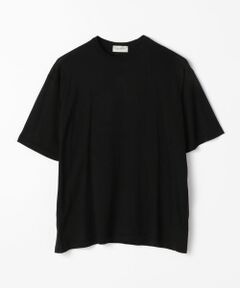 JOHN SMEDLEY コットン クルーネックショートスリーブニット