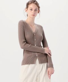 TOMORROWLAND / トゥモローランド カーディガン・ボレロ | プルミエールウールリブ Vネックカーディガン