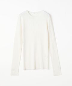 TOMORROWLAND / トゥモローランド ニット・セーター | プルミエールウールリブ クルーネックプルオーバー