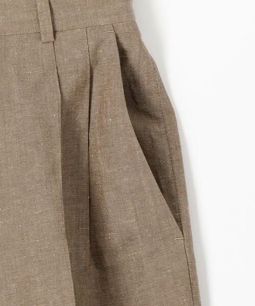 TOMORROWLAND / トゥモローランド その他パンツ | BERNARD ZINS ウールリネン センタープレスセミワイドパンツ | 詳細6