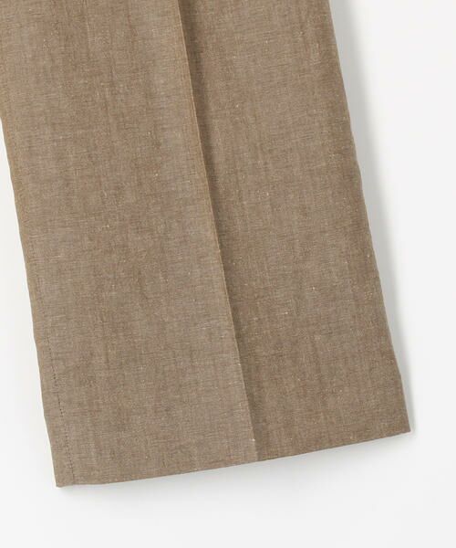 TOMORROWLAND / トゥモローランド その他パンツ | BERNARD ZINS ウールリネン センタープレスセミワイドパンツ | 詳細7