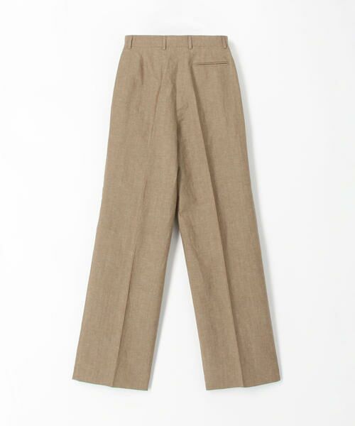 TOMORROWLAND / トゥモローランド その他パンツ | BERNARD ZINS ウールリネン センタープレスセミワイドパンツ | 詳細9