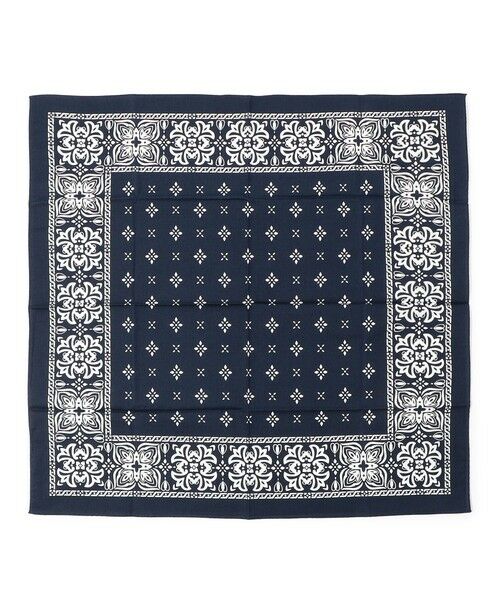 TOMORROWLAND / トゥモローランド その他 | TOMORROWLAND コットン バンダナ（68 ネイビー系）