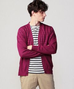 TOMORROWLAND / トゥモローランド カーディガン・ボレロ | ドライリネン Vネックカーディガン