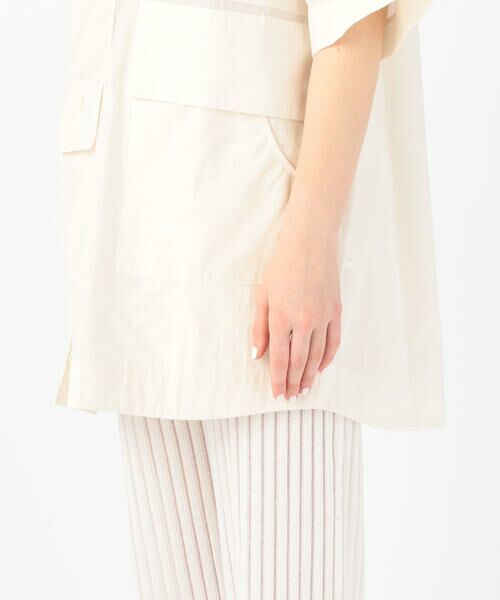 TOMORROWLAND / トゥモローランド シャツ・ブラウス | JACQUEMUS VALLON コットンナイロン ハーフスリーブシャツ | 詳細9