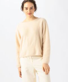 TOMORROWLAND / トゥモローランド ニット・セーター | フラッフィーヤーン ボートネックプルオーバー