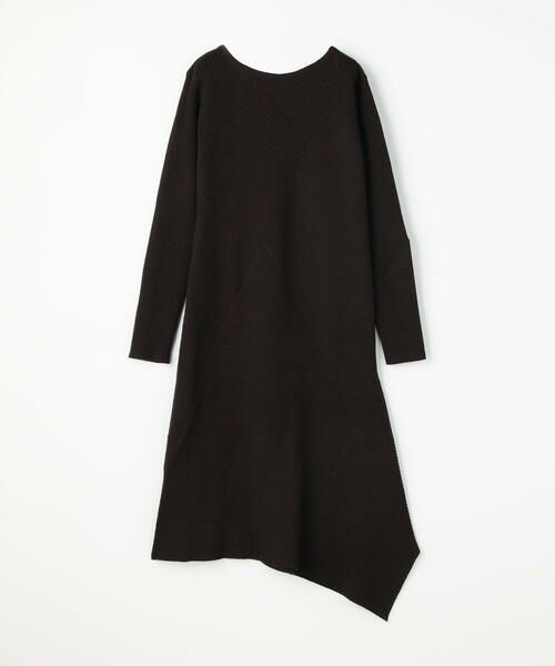 セール ウーステッドウールリブ ボートネックワンピース ミニ丈 ひざ丈ワンピース Tomorrowland トゥモローランド ファッション通販 タカシマヤファッションスクエア