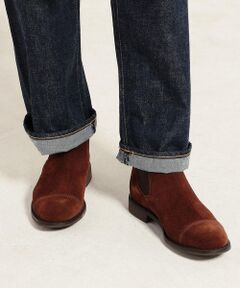 SANDERS×TOMORROWLAND Military Cap Toe Chelsea Boot スエード サイドゴアブーツ