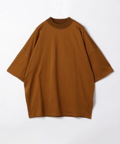 コットン ビルドネックTシャツ