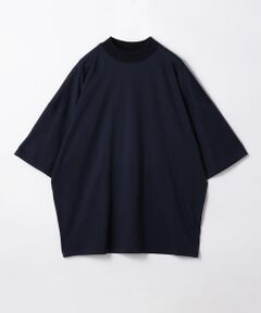 コットン ビルドネックTシャツ