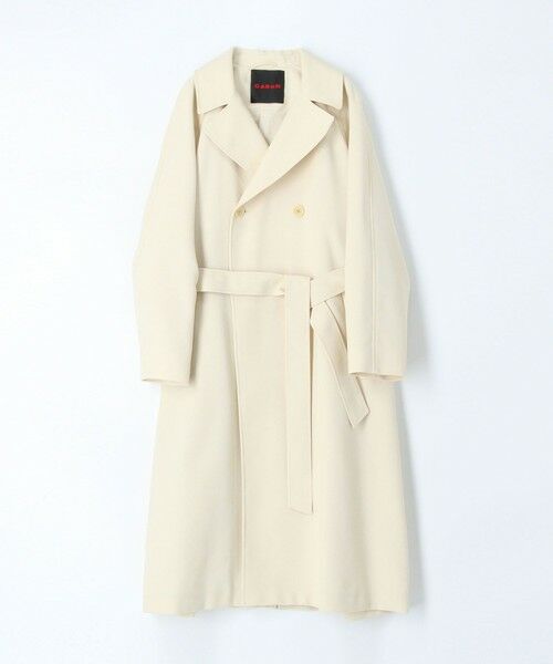 Caban コットンポリエステル プレーントレンチコート トレンチコート Tomorrowland トゥモローランド ファッション通販 タカシマヤファッションスクエア