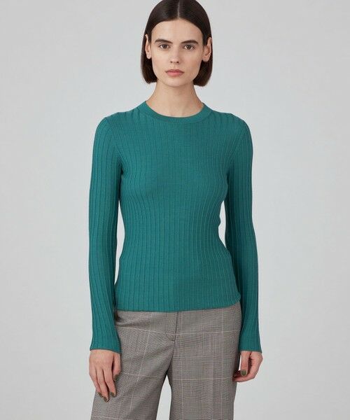 TOMORROWLAND / トゥモローランド ニット・セーター | カシミヤシルクリブ クルーネックプルオーバー | 詳細20