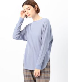 TOMORROWLAND / トゥモローランド ニット・セーター | コットンワッフル クルーネックプルオーバー