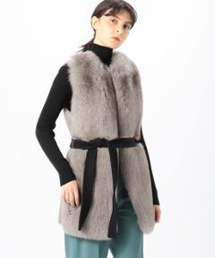 TOMORROWLAND / トゥモローランド その他アウター | BLANCHA ムートンフォックスファージレ