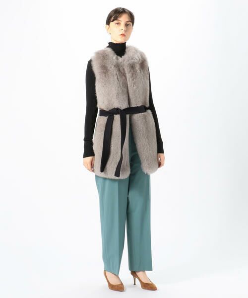 TOMORROWLAND / トゥモローランド その他アウター | BLANCHA ムートンフォックスファージレ | 詳細1