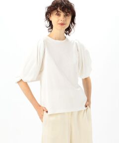 TOMORROWLAND / トゥモローランド カットソー | コンパクトコットンジャージー ボリュームスリーブプルオーバー