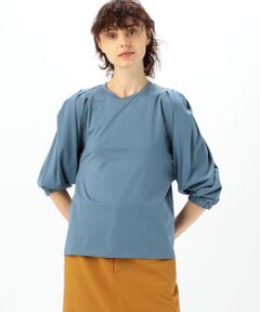 TOMORROWLAND / トゥモローランド カットソー | コンパクトコットンジャージー ボリュームスリーブプルオーバー