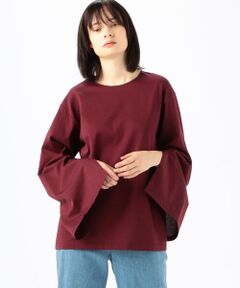 TOMORROWLAND / トゥモローランド カットソー | コットンジャージー スリットスリーブプルオーバー