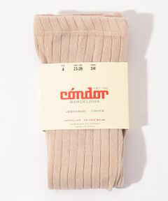 condor コットンワイドリブタイツ