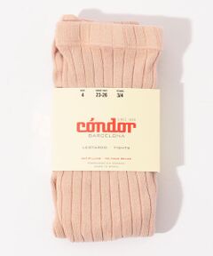 condor コットンワイドリブタイツ