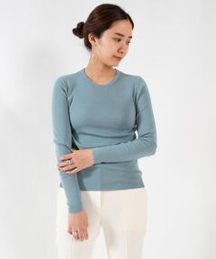 TOMORROWLAND / トゥモローランド ニット・セーター | ベーシックウールシルク クルーネックプルオーバー