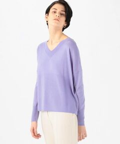 TOMORROWLAND / トゥモローランド ニット・セーター | ウーステッドウール Vネックプルオーバー