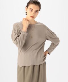 TOMORROWLAND / トゥモローランド カットソー | ウォッシャブルウール ドレープスリーブプルオーバー