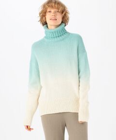 TOMORROWLAND / トゥモローランド ニット・セーター | ファインウールハンギングダイ ハイネックプルオーバー