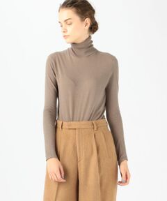 TOMORROWLAND / トゥモローランド カットソー | コットンカシミヤ タートルネックプルオーバー