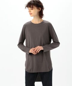 ATON SUVIN 60/2 | ROUND HEM L/S クルーネックプルオーバー