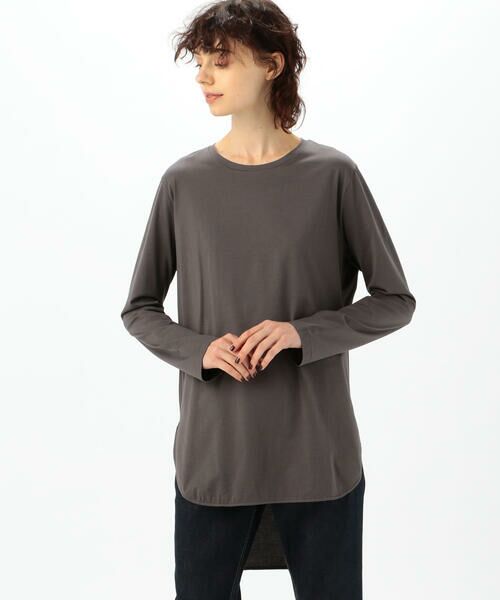 セール】 ATON SUVIN 60/2 | ROUND HEM L/S クルーネックプルオーバー