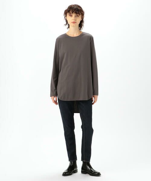 セール】 ATON SUVIN 60/2 | ROUND HEM L/S クルーネックプルオーバー