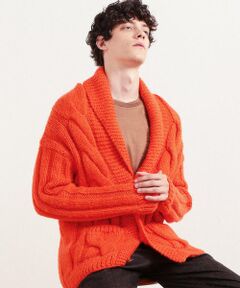 TOMORROWLAND / トゥモローランド カーディガン・ボレロ | ベビーアルパカウール ショールカラーカーディガン