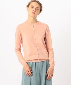 TOMORROWLAND / トゥモローランド ニット・セーター | ハイゲージコットン クルーネックカーディガン