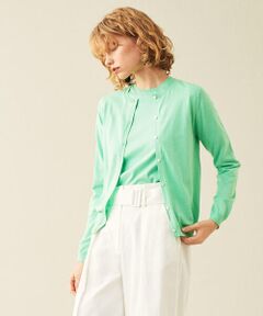 TOMORROWLAND / トゥモローランド ニット・セーター | ハイゲージコットン クルーネックカーディガン