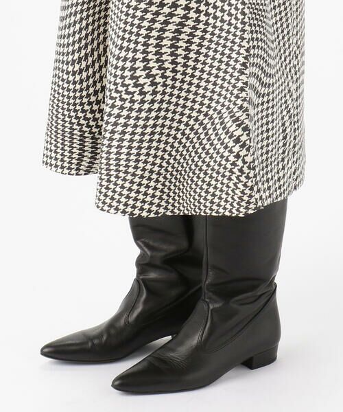 セール Ganni コットンポプリン チェックプリントワンピース ロング マキシ丈ワンピース Tomorrowland トゥモローランド ファッション通販 タカシマヤファッションスクエア