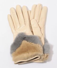 Gala Gloves Vカットラビットファーグローブ